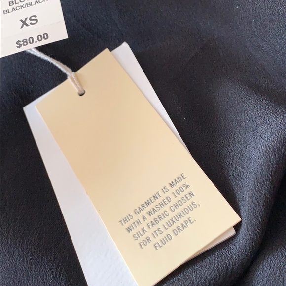 Brand New Wilfred 100% Silk Black XS - Picture 8 of 8